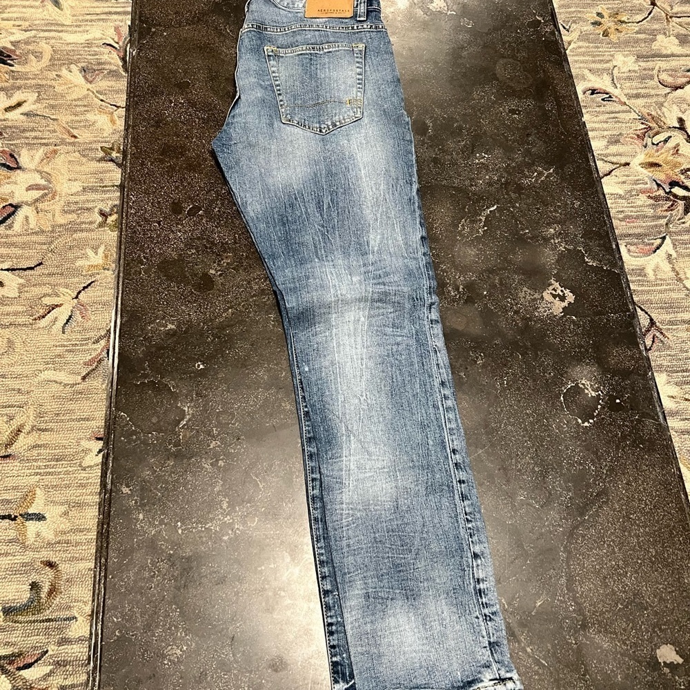 Men’s Aeropostale Distressed Skinny Jeans - Picture 3 of 11